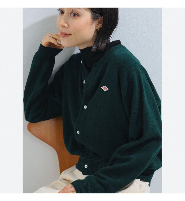 Ray BEAMS 「DANTON / ラムウール クルーネック カーディガン」|カーディガン|