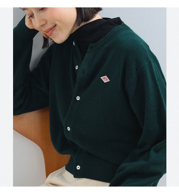 Ray BEAMS 「DANTON / ラムウール クルーネック カーディガン」|カーディガン|