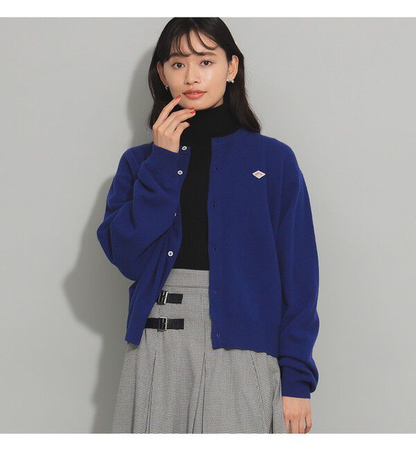 Ray BEAMS 「DANTON / ラムウール クルーネック カーディガン」|カーディガン|