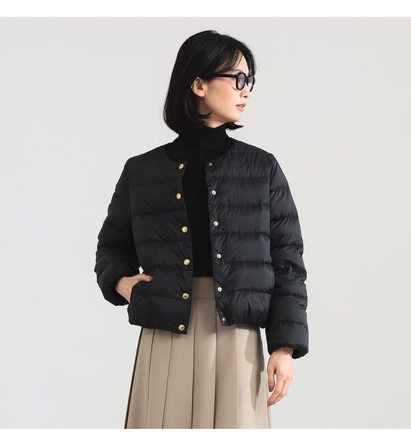Demi-Luxe BEAMS 「【WEB限定】Traditional Weatherwear / ARKLEY ショート ダウン」|ブルゾン・スタジャン|BLACK
