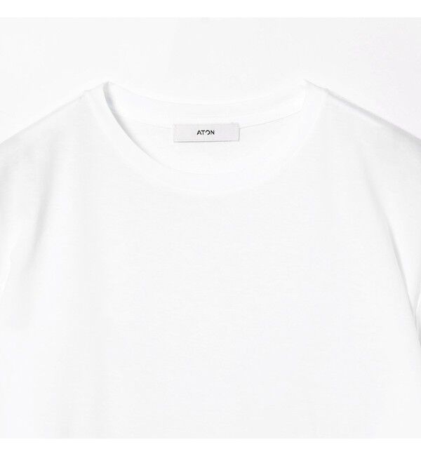 Demi-Luxe BEAMS 「ATON / ORGANIC FRESCA Tシャツ」|Tシャツ・カットソー|