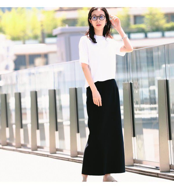 Demi-Luxe BEAMS 「ATON / ORGANIC FRESCA Tシャツ」|Tシャツ・カットソー|