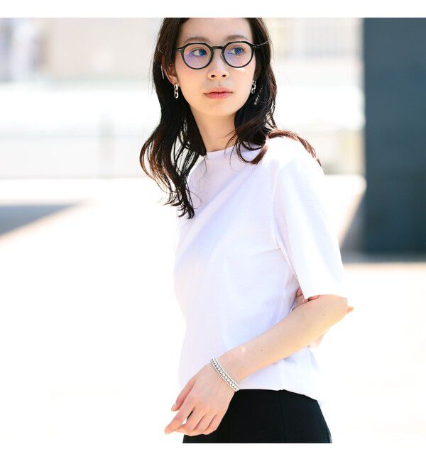 Demi-Luxe BEAMS 「ATON / ORGANIC FRESCA Tシャツ」|Tシャツ・カットソー|