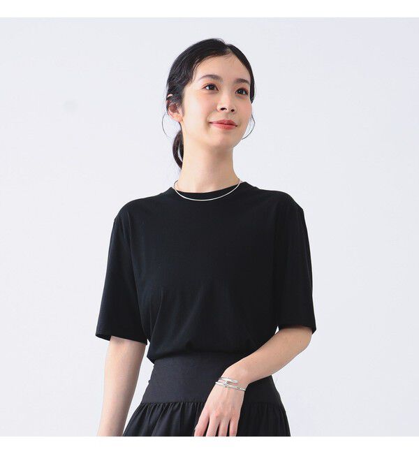 Demi-Luxe BEAMS 「ATON / ORGANIC FRESCA Tシャツ」|Tシャツ・カットソー|