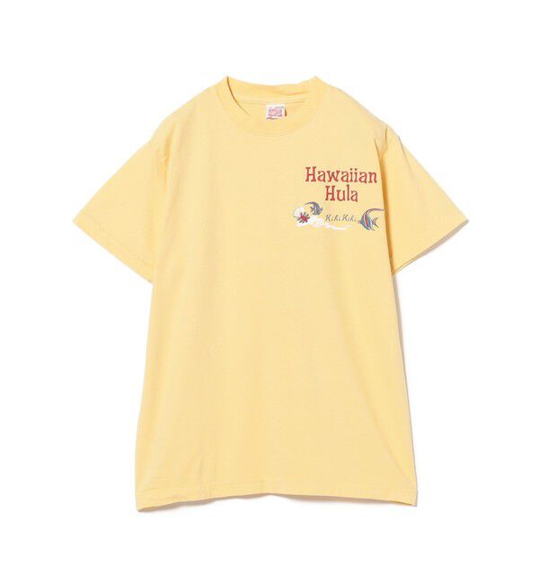 BEAMSBOY「SUN SURF / HAWAIIAN HULA Tシャツ」|Tシャツ・カットソー|YELLOW