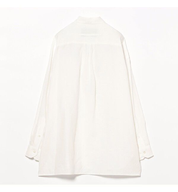 Demi-Luxe BEAMS 「TICCA / リネン スクエア ビッグシャツ」|シャツ・ブラウス|
