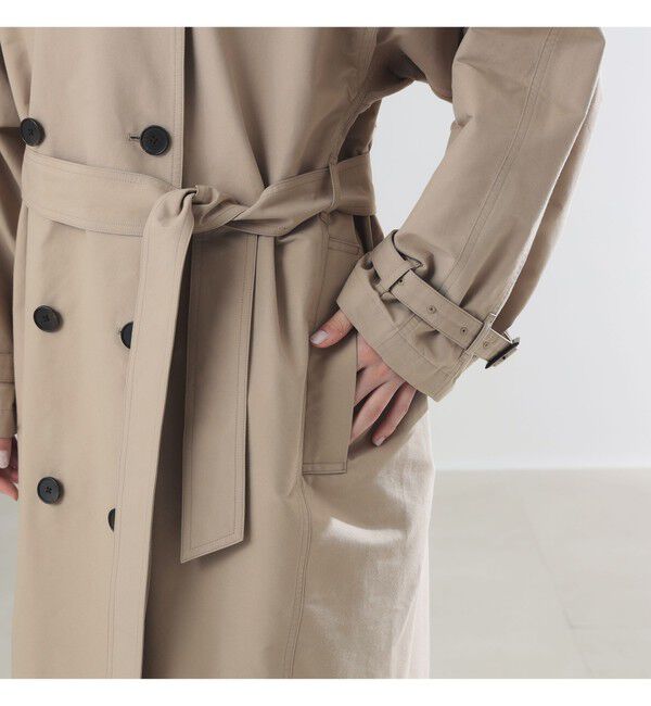 Demi-Luxe BEAMS 「AK+1 / ドルマンスリーブ風 トレンチコート」|ダッフルコート|