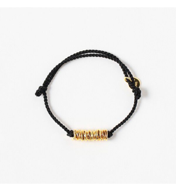 Ray BEAMS 「XOLO JEWELRY / Piece Silk Code ブレスレット GOLD」|ブレスレット・バングル|