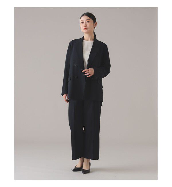 Demi-Luxe BEAMS 「Oggi &times; Demi-Luxe BEAMS / コットン ベルテッドパンツ」|チノ|