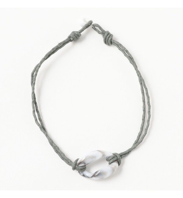 Ray BEAMS 「ellipse ループ ネックレス」|その他|