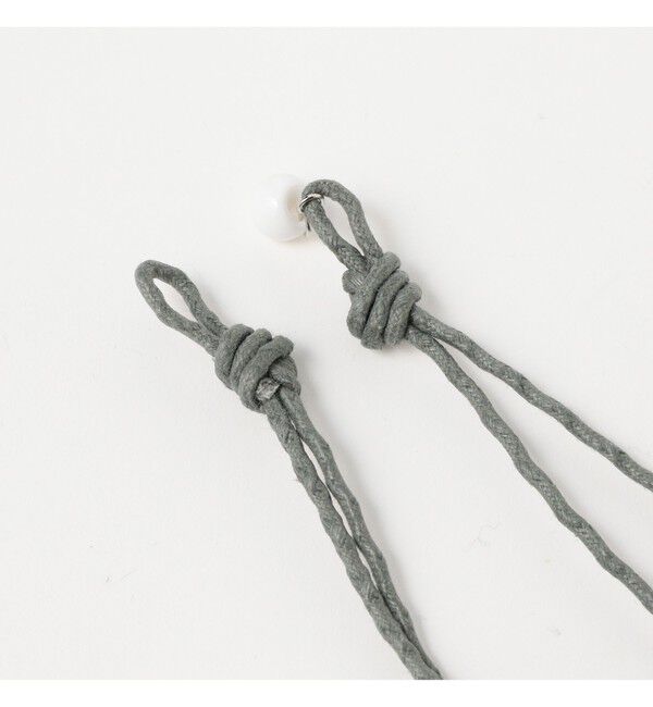 Ray BEAMS 「ellipse ループ ネックレス」|その他|