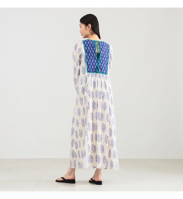 Demi-Luxe BEAMS 「ne Quittez pas / エスニック ギャザー ワンピース」|ワンピース|