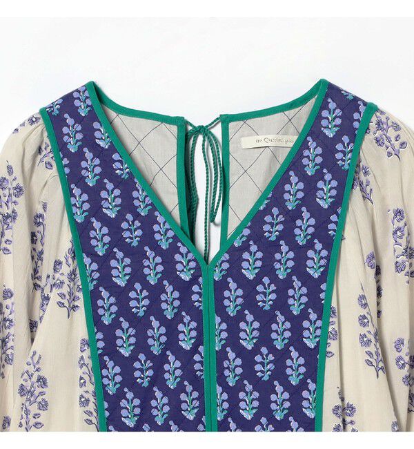 Demi-Luxe BEAMS 「ne Quittez pas / エスニック ギャザー ワンピース」|ワンピース|