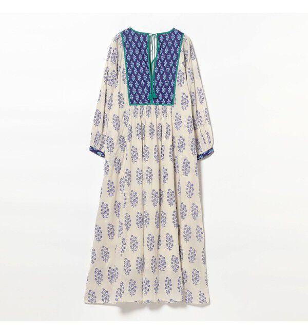 Demi-Luxe BEAMS 「ne Quittez pas / エスニック ギャザー ワンピース」|ワンピース|