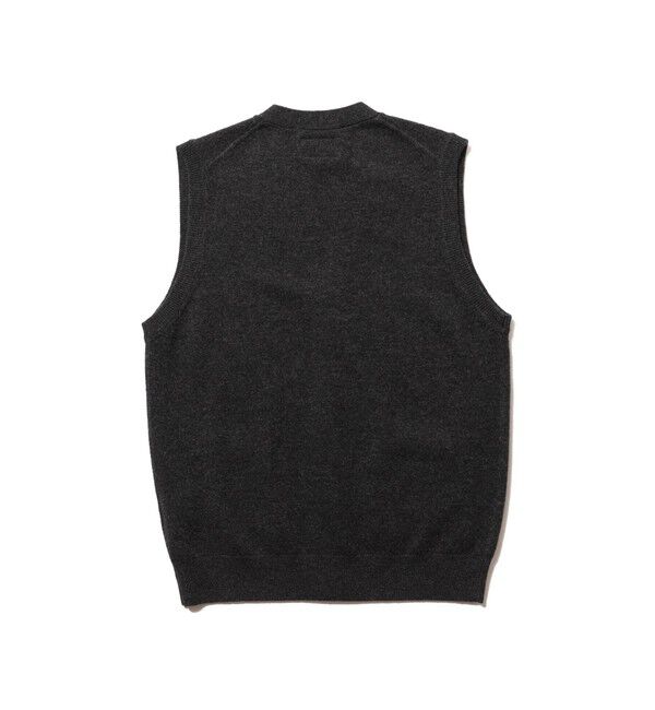 BEAMS PLUS「BEAMS PLUS / Button Knit Vest Solid」|ニット・セーター|