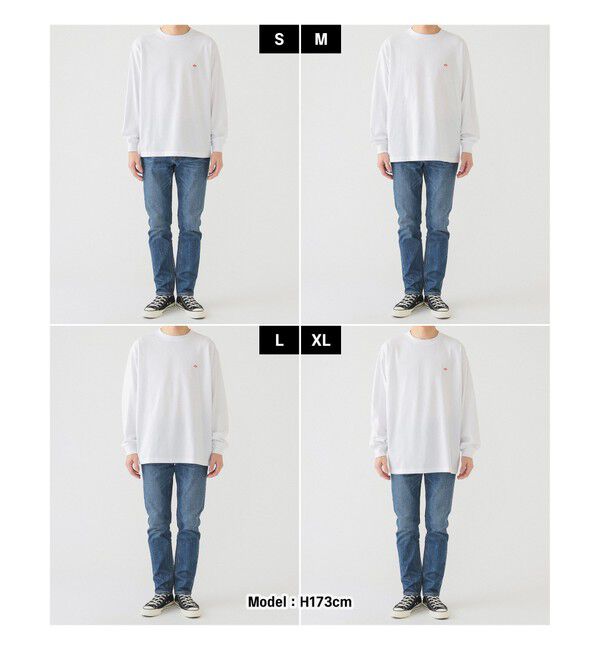 BEAMS「DANTON / クルーネック ロングスリーブ Tシャツ」|Tシャツ・カットソー|