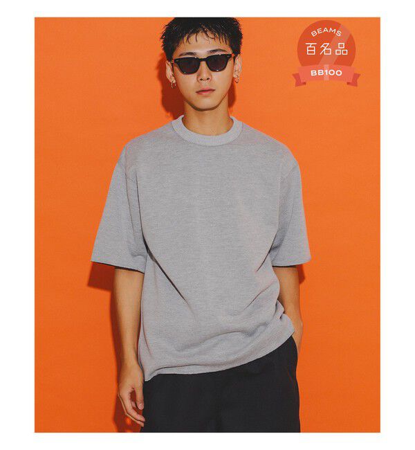 BEAMS「BEAMS / カノコ天竺 クルーネック」|スウェット・ジャージ|TOP_GREY