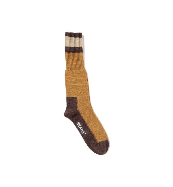 BEAMS PLUS「BEAMS PLUS / Boots Socks」|ソックス|MUSTARD/BROWN/BEIGE