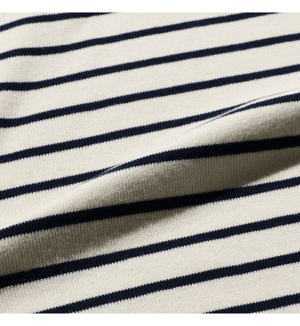 BEAMS PLUS「フライス ストライプ ハイネック」|Tシャツ・カットソー|