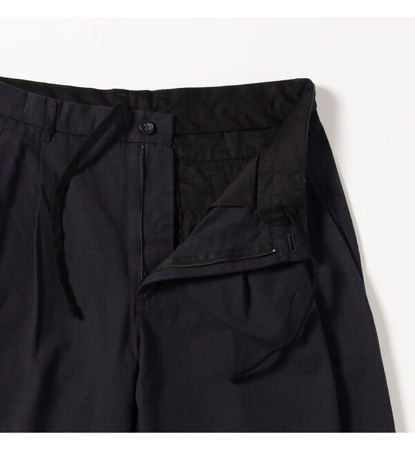 BEAMS「ダンガリー 2プリーツ スラックス」|チノ|