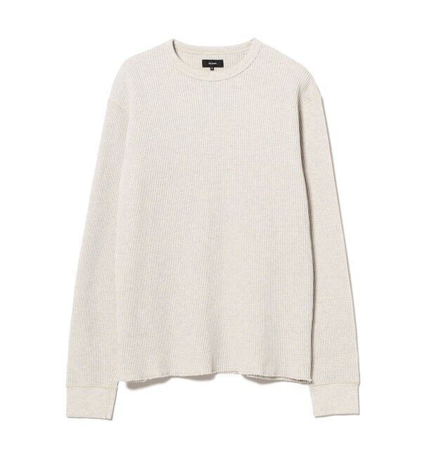 BEAMS「サーマル クルーネック」|Tシャツ・カットソー|OATMEAL