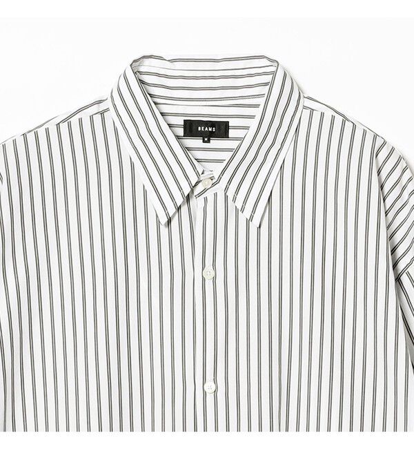 BEAMS「ワイドフィット バックジップ シャツ」|シャツ・ブラウス|