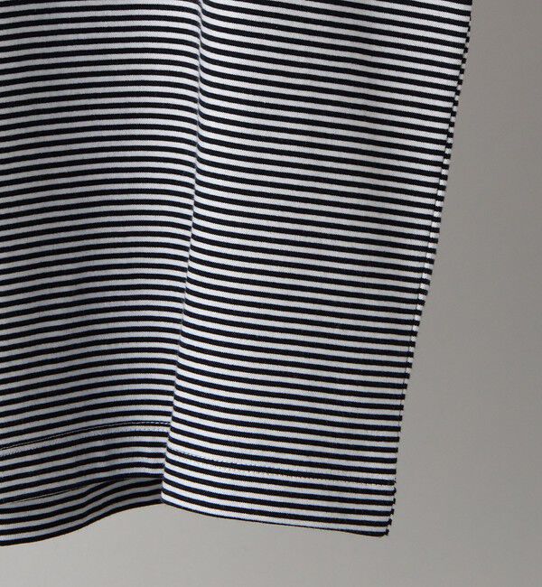 SHIPS「SHIPS: 抗菌・防臭 NANO-FINE（R） ハイゲージ コットン ボーダー  Tシャツ」|Tシャツ・カットソー|