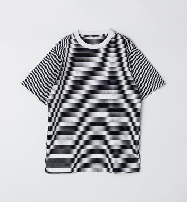 SHIPS「SHIPS: 抗菌・防臭 NANO-FINE（R） ハイゲージ コットン ボーダー  Tシャツ」|Tシャツ・カットソー|