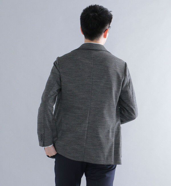 SHIPS「SHIPS: ジャージー ピンヘッド 無地 ジャケット」|テーラードジャケット|