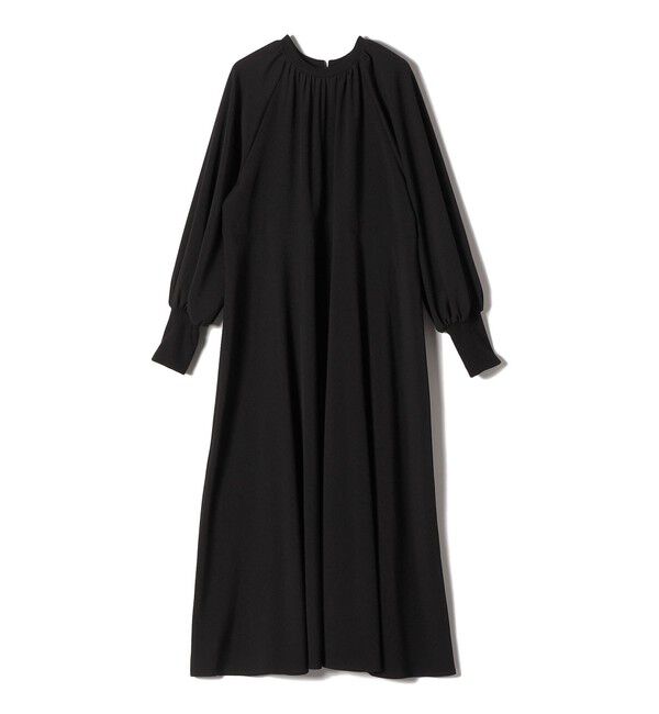 SHIPS for women「《一* 〈洗濯機可能〉ジョーゼットリブ切替ロングスリーブワンピース◇」|ワンピース|