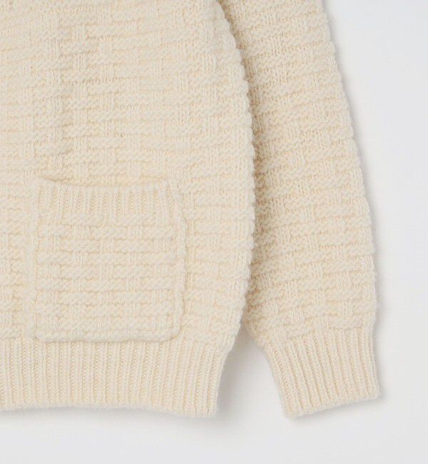 SHIPS「【SHIPS別注】BATONER: スプレッド アラン ジップ カーディガン」|カーディガン|