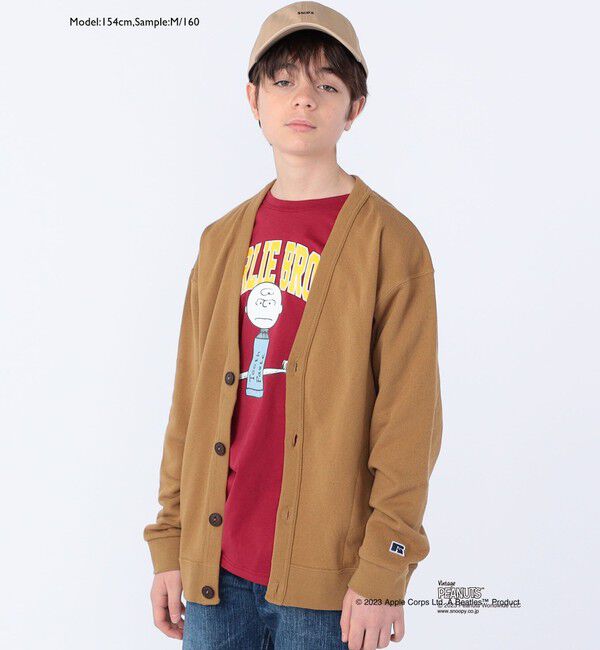 SHIPS KIDS「【SHIPS KIDS別注】RUSSELL ATHLETIC:100～160cm / カーディガン」|カーディガン|