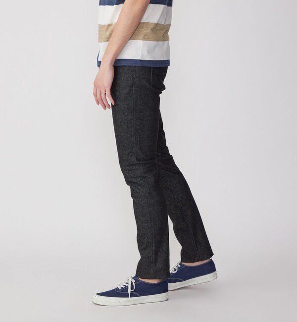 SHIPS「SHIPS: オイカワデニム セルビッチ 5ポケット デニム パンツ (ブラック)」|デニム|