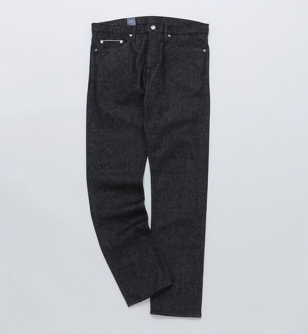 SHIPS「SHIPS: オイカワデニム セルビッチ 5ポケット デニム パンツ (ブラック)」|デニム|