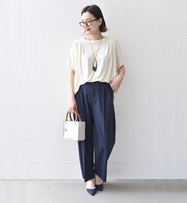 SHIPS for women「〈手洗い可能 / 接触冷感〉サンドウォッシュ プルオーバー◇」|Tシャツ・カットソー|