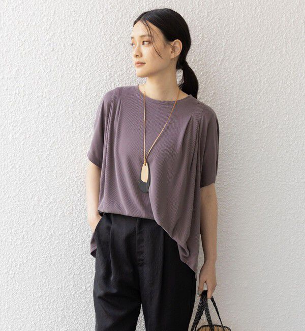 SHIPS for women「〈手洗い可能 / 接触冷感〉サンドウォッシュ プルオーバー◇」|Tシャツ・カットソー|