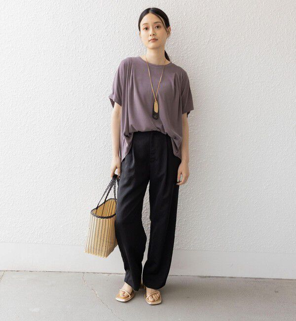 SHIPS for women「〈手洗い可能 / 接触冷感〉サンドウォッシュ プルオーバー◇」|Tシャツ・カットソー|