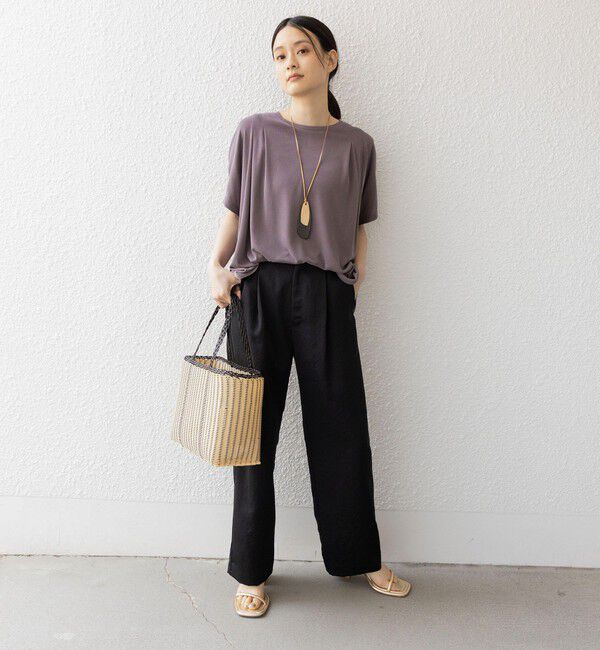 SHIPS for women「〈手洗い可能 / 接触冷感〉サンドウォッシュ プルオーバー◇」|Tシャツ・カットソー|