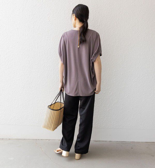 SHIPS for women「〈手洗い可能 / 接触冷感〉サンドウォッシュ プルオーバー◇」|Tシャツ・カットソー|