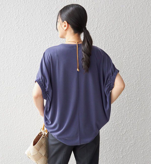SHIPS for women「〈手洗い可能 / 接触冷感〉サンドウォッシュ プルオーバー◇」|Tシャツ・カットソー|