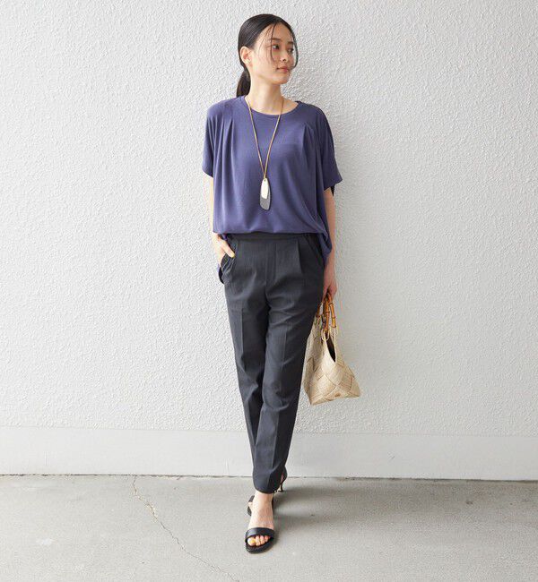 SHIPS for women「〈手洗い可能 / 接触冷感〉サンドウォッシュ プルオーバー◇」|Tシャツ・カットソー|