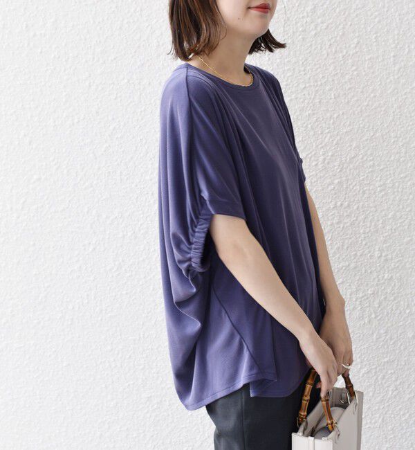 SHIPS for women「〈手洗い可能 / 接触冷感〉サンドウォッシュ プルオーバー◇」|Tシャツ・カットソー|