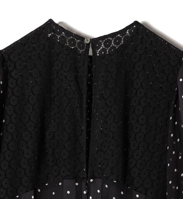 SHIPS for women「A PUPIL:ドット レース ロング ワンピース」|ワンピース|