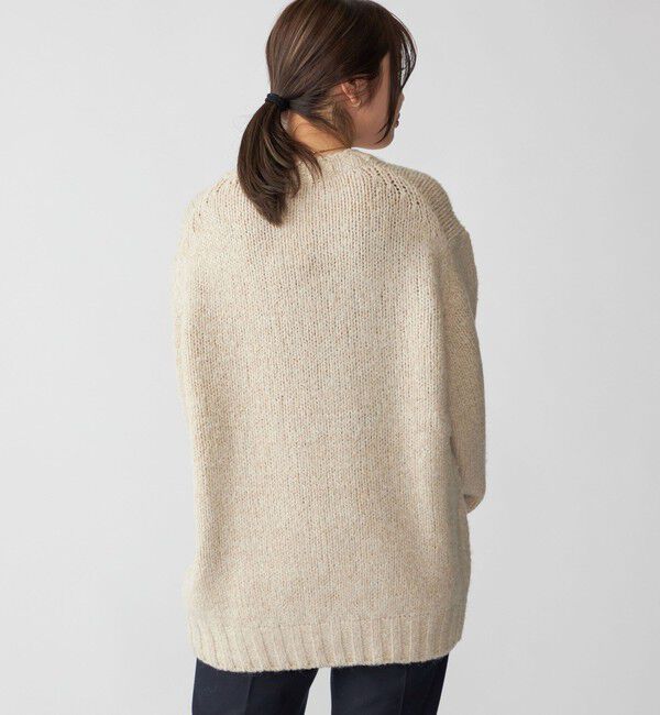 SHIPS「SHIPS: フラッフィー メランジ クルーネック プルオーバー ニット」|ニット・セーター|