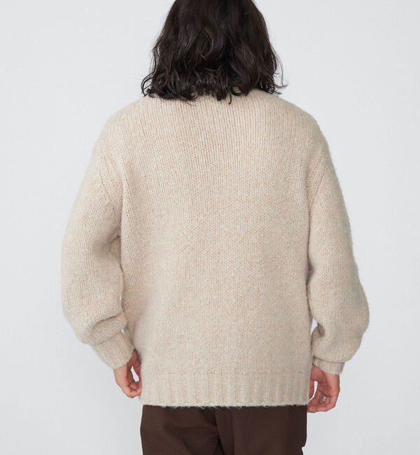 SHIPS「SHIPS: フラッフィー メランジ クルーネック プルオーバー ニット」|ニット・セーター|