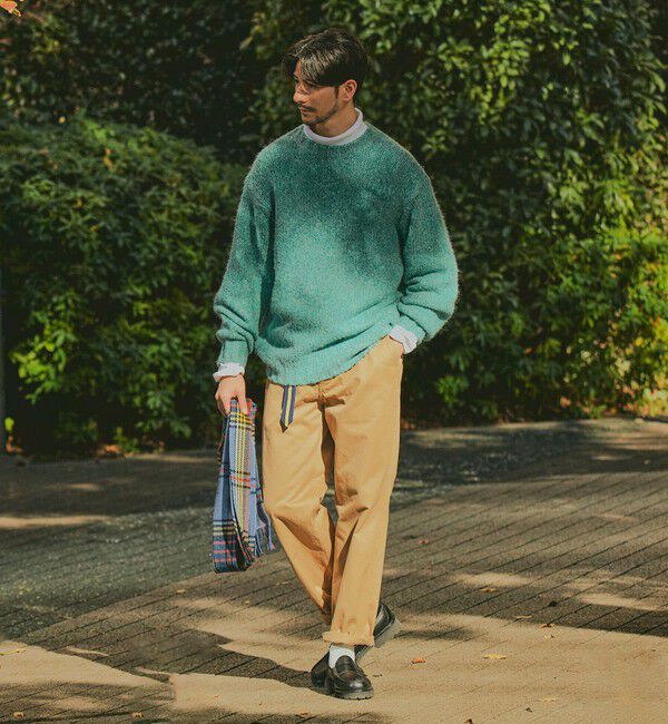 SHIPS「SHIPS: フラッフィー メランジ クルーネック プルオーバー ニット」|ニット・セーター|