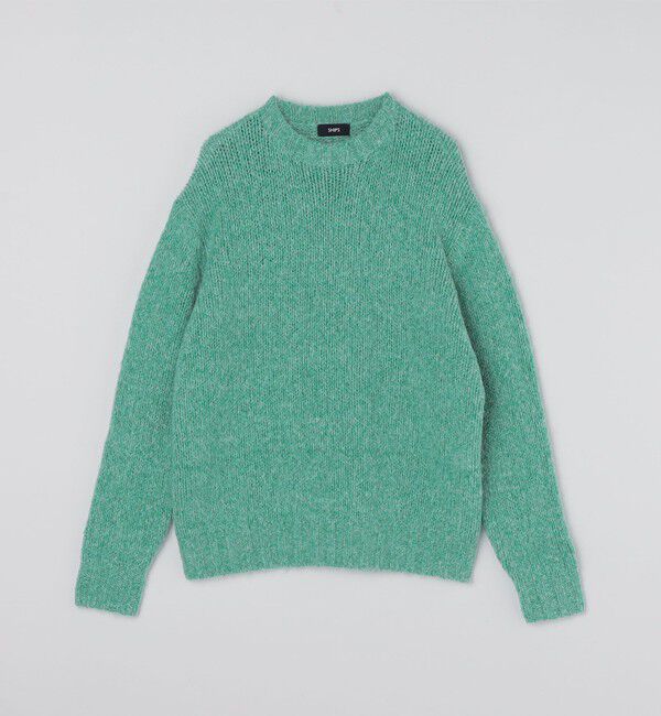 SHIPS「SHIPS: フラッフィー メランジ クルーネック プルオーバー ニット」|ニット・セーター|