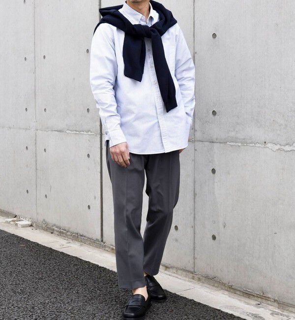 SHIPS any「SHIPS any: COTTON USA ワンポイント ロゴ 刺繍 オックス ボタンダウン シャツ 24SS◇」|シャツ・ブラウス|