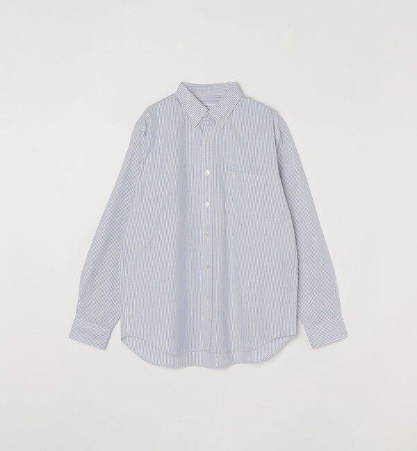 SHIPS any「SHIPS any: COTTON USA ワンポイント ロゴ 刺繍 オックス ボタンダウン シャツ 24SS◇」|シャツ・ブラウス|