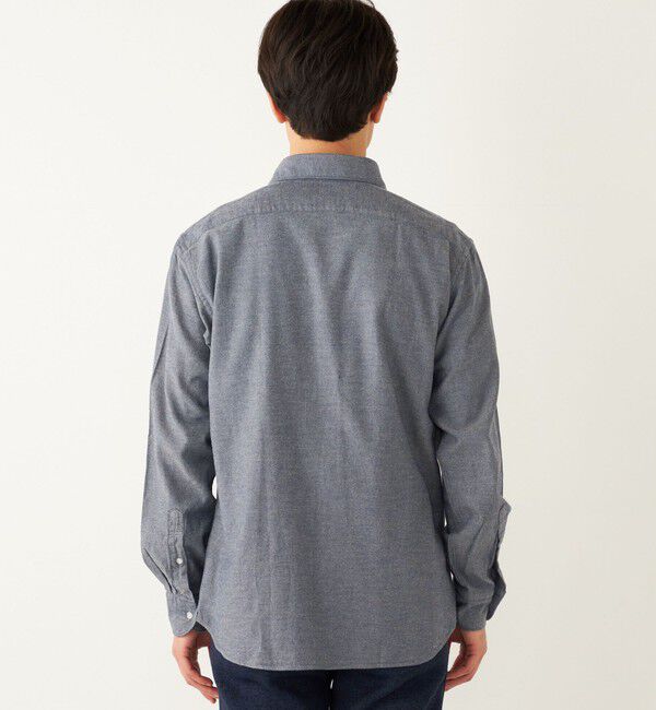 SHIPS Colors 「SHIPS Colors:ドビーオックス ワイドカラー ロングスリーブ ドレスシャツ」|シャツ・ブラウス|